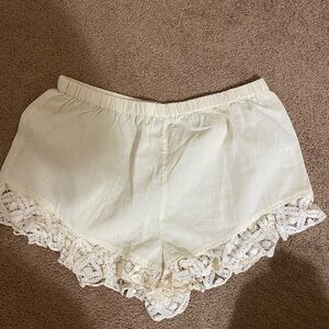 Free People Lace Shorts